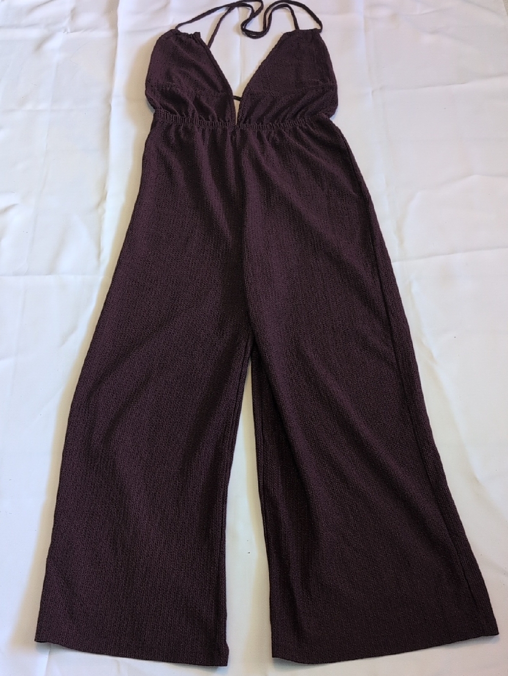 Pull & Bear Burgundy Jumpsuit